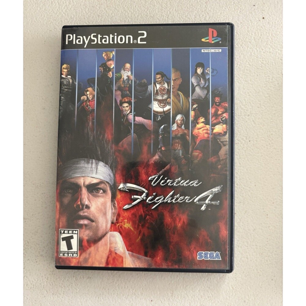 Virtua Fighter 4 PS2 PlayStation 2 Complete CIB Tested Clean Authentic Game Disc